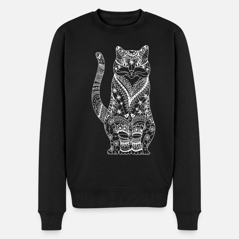 Chat - Pull Premium bio Homme - noir