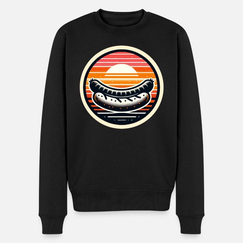 Bratwurst - Pull Premium bio Homme - noir