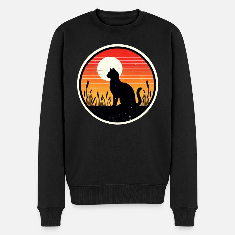 Chat - Pull Premium bio Homme - noir