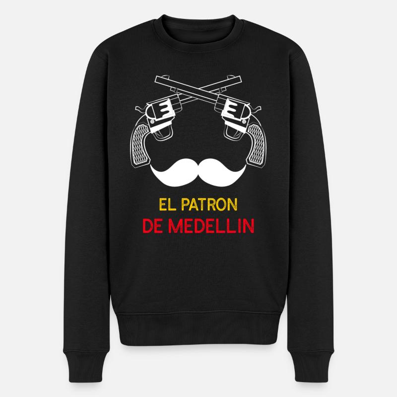 El patron de medellin - Pull Premium bio Homme - noir