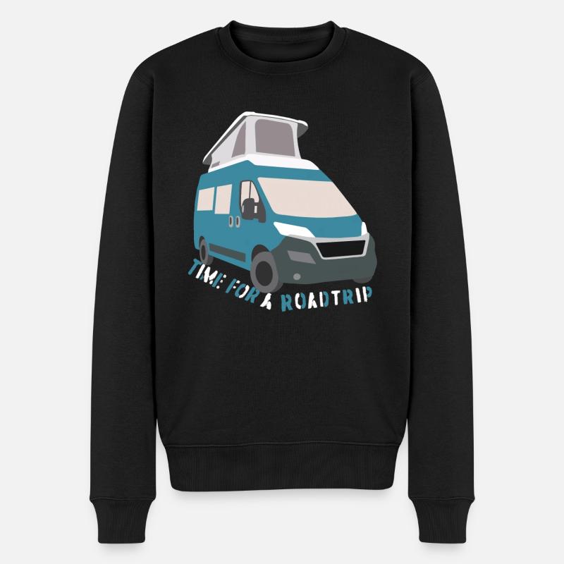 Campeur bleu - Pull Premium bio Homme - noir