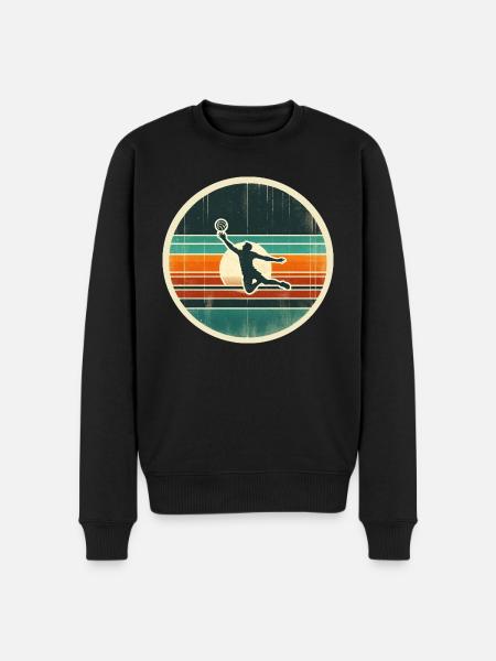 Federball Badminton - Men's Premium Organic Jumper - black