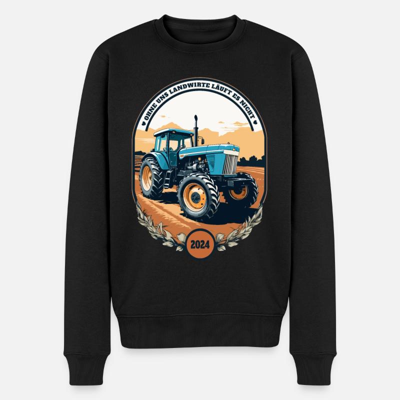 Agriculteurs 2024 - Pull Premium bio Homme - noir