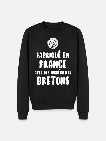 Breton - Pull Premium bio Homme - noir
