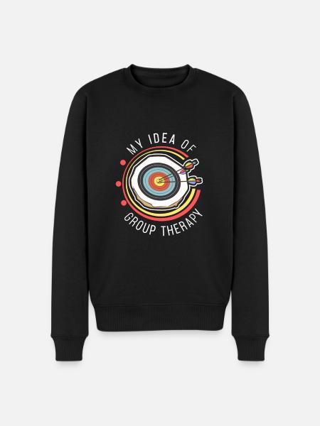 Bogenschießen Schießsport Zielscheibe Geschenk - Männer Premium Bio Pullover - Schwarz