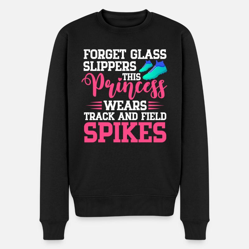 Forget Glass Slippers – Running Lover Runner Sport - Männer Premium Bio Pullover - Schwarz
