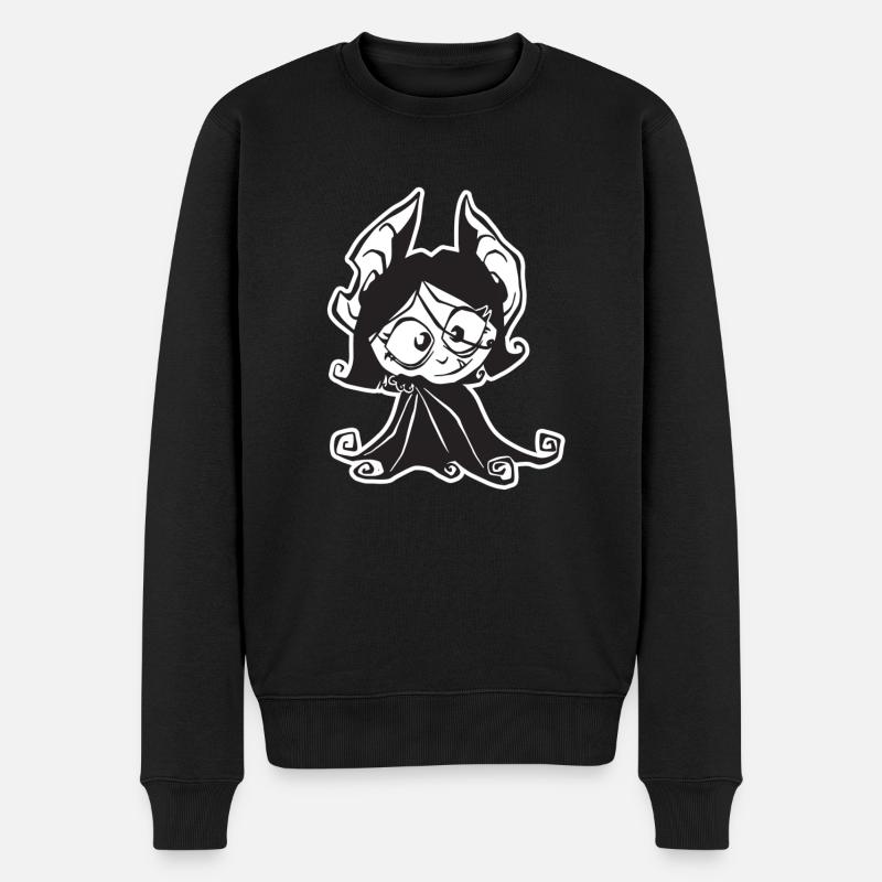 Vampire fille mignonne - Pull Premium bio Homme - noir