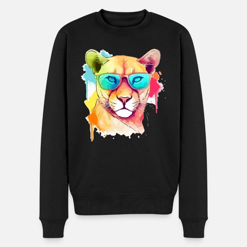 Rak der - Männer Premium Bio Pullover - Schwarz