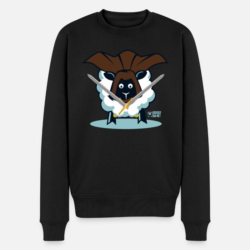 Ewe un guerrier ? - Pull Premium bio Homme - noir