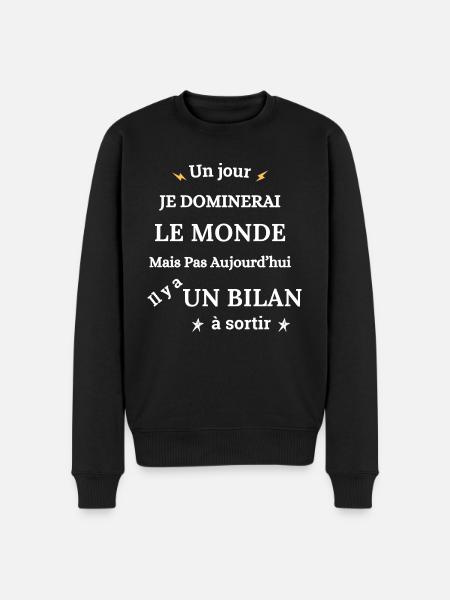 Comptable Comptabilité Métier - Pull Premium bio Homme - noir