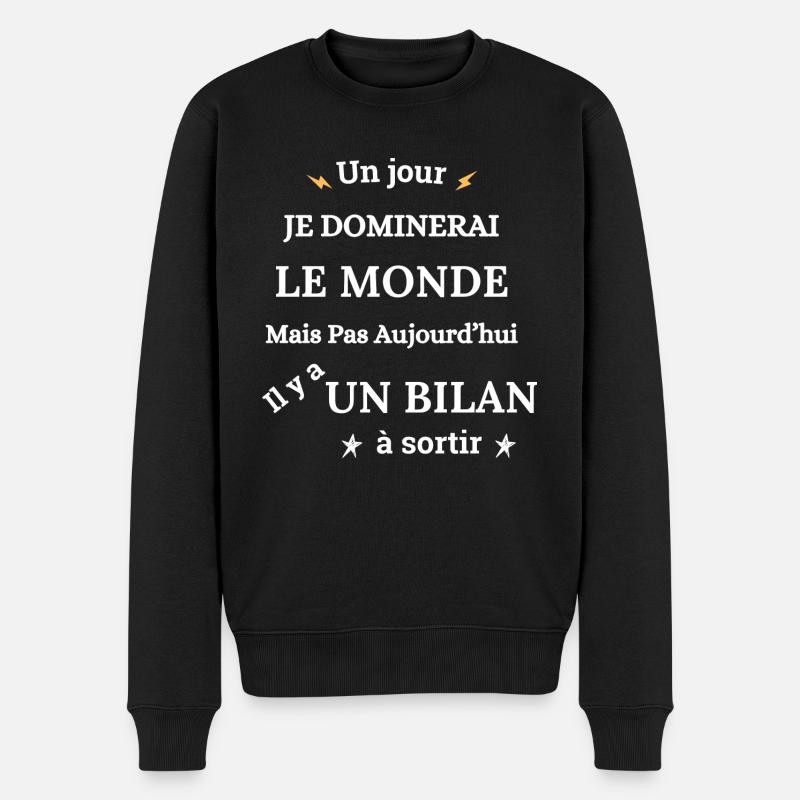 Comptable Comptabilité Métier - Pull Premium bio Homme - noir