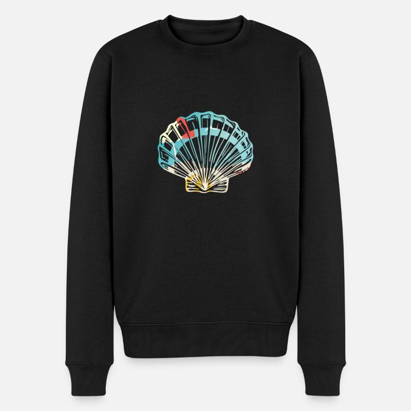 Coquillage avec vide11 - Pull Premium bio Homme - noir