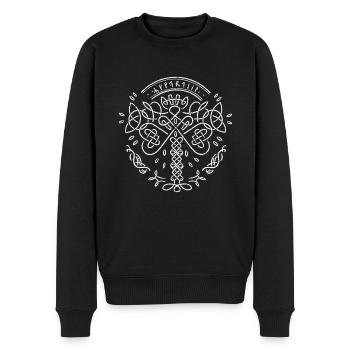 Yggdrasil - Pull Premium bio Homme - noir - Devant - Nico (187cm)