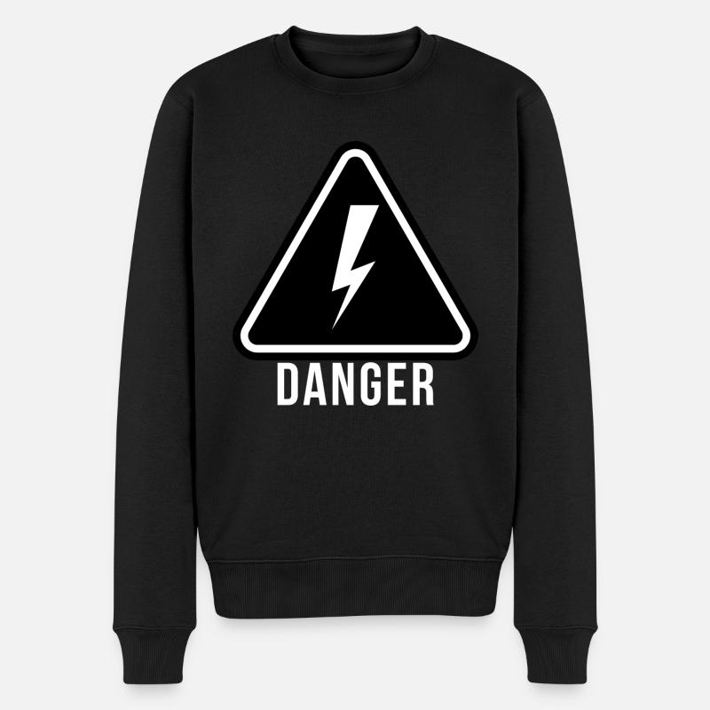 Attention - Pull Premium bio Homme - noir