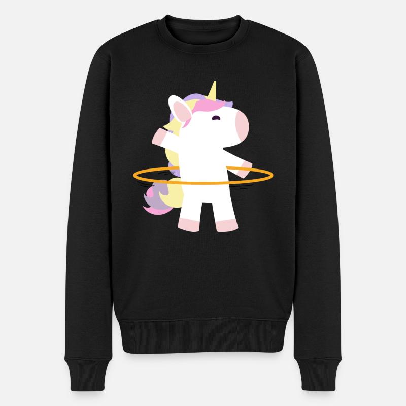 Licorne - Pull Premium bio Homme - noir