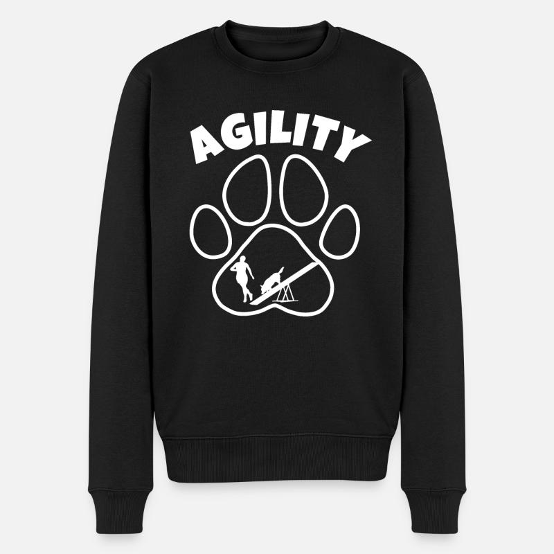 Agility Hundesport - Pull Premium bio Homme - noir
