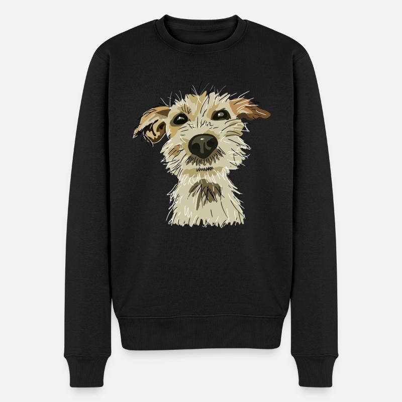 Terrier - Pull Premium bio Homme - noir