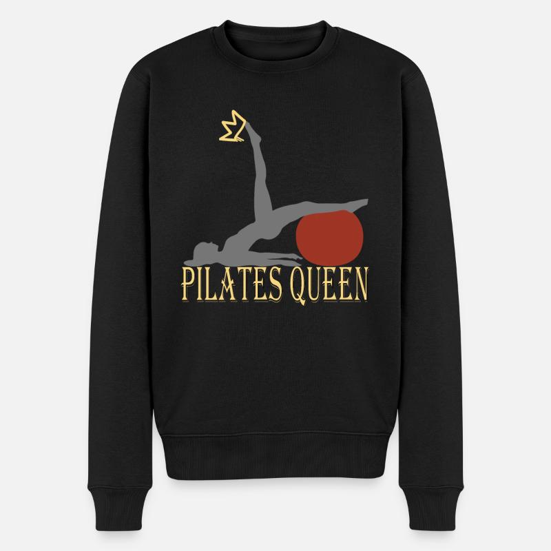 Entraînement Pilates Queen - Pull Premium bio Homme - noir