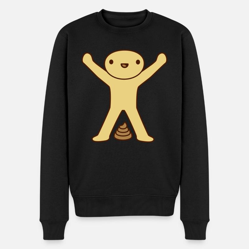 Kacka rendu l’enfant heureux - Pull Premium bio Homme - noir