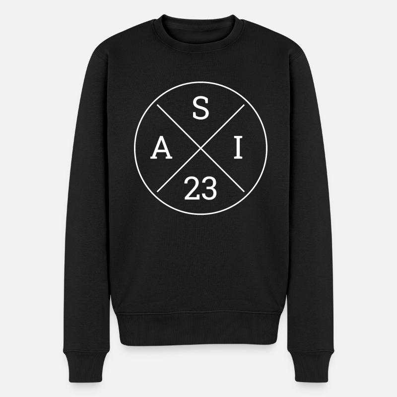 A|S|I: Ein bisschen asi und Spaß dabei... - Männer Premium Bio Pullover - Schwarz