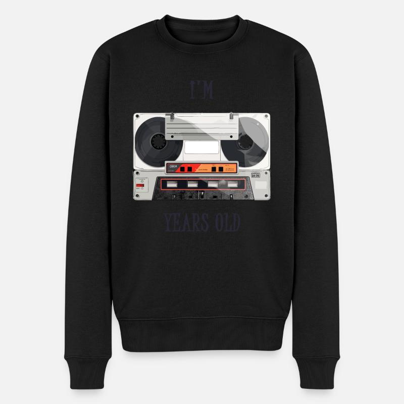 J’ai -- ans - Pull Premium bio Homme - noir
