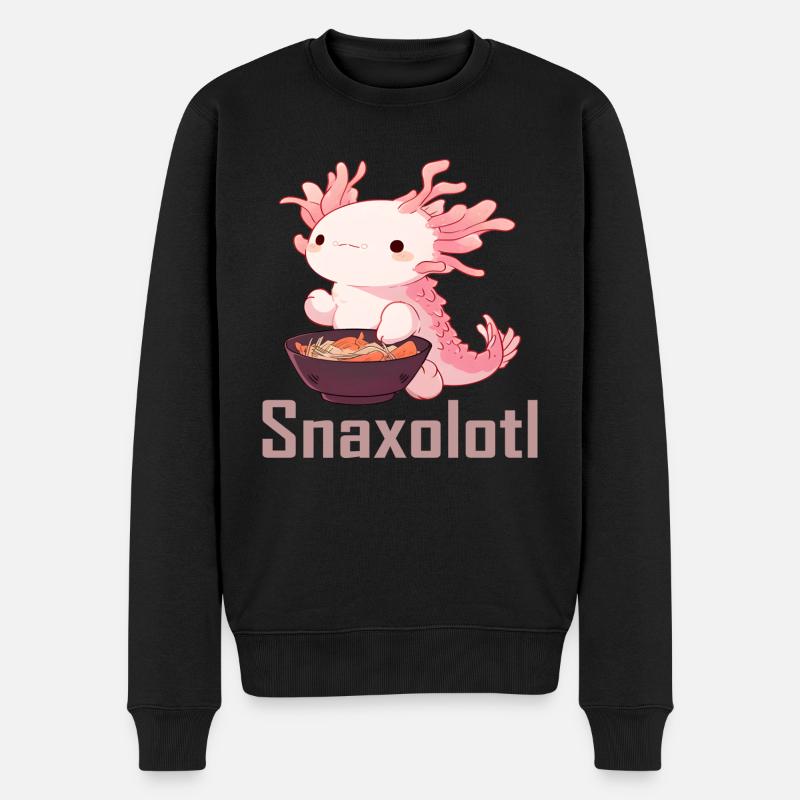 Snaxolotl - Pull Premium bio Homme - noir