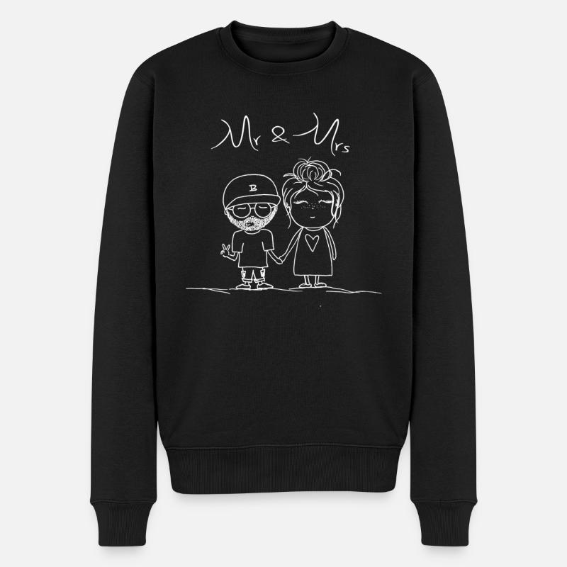 M. & Mme - Pull Premium bio Homme - noir