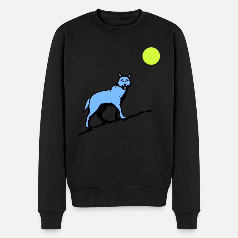 Lune de loup - Pull Premium bio Homme - noir