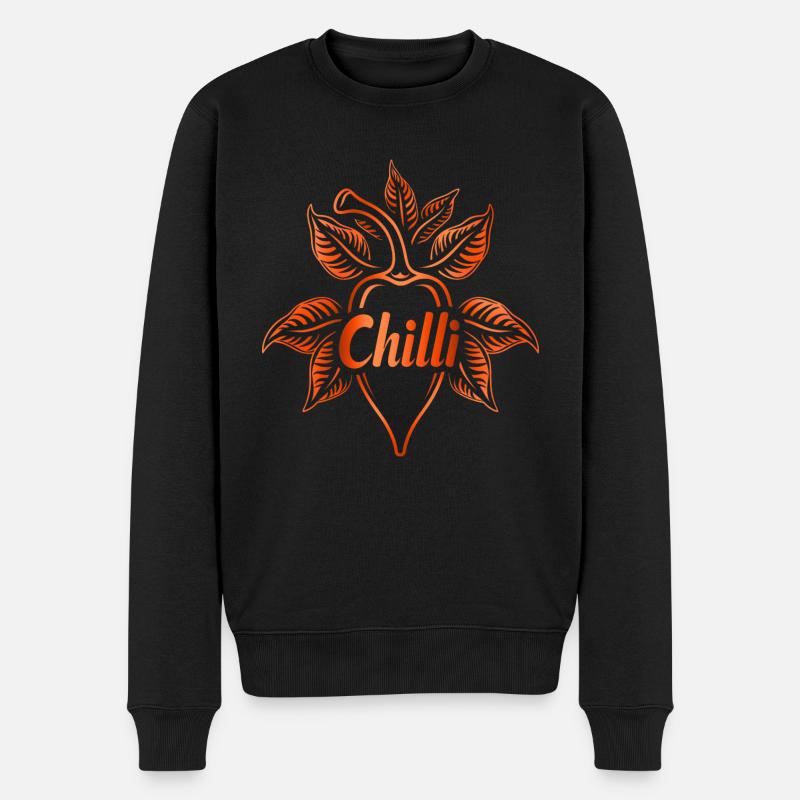Chil, relax, - Männer Premium Bio Pullover - Schwarz