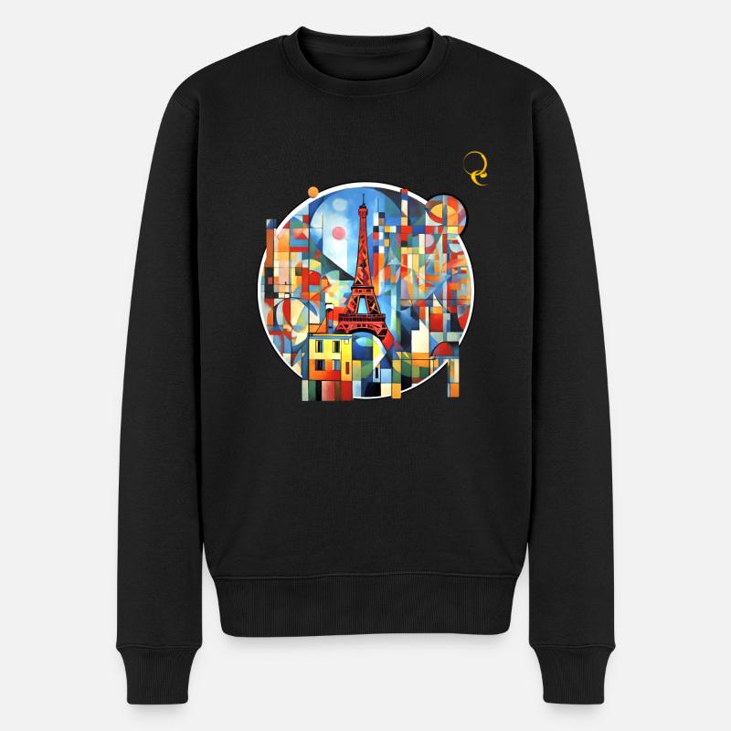 TOUR EIFFEL - Pull Premium bio Homme - noir