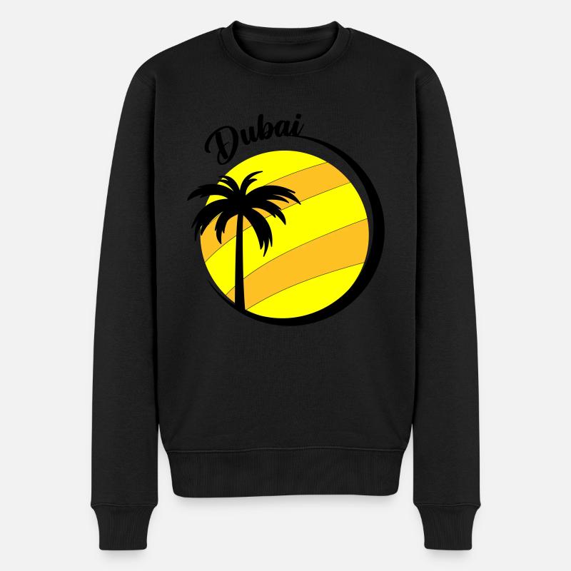dubai - Männer Premium Bio Pullover - Schwarz