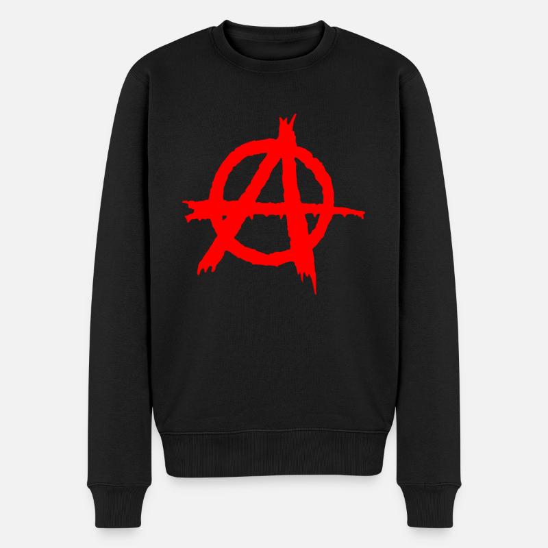 anarchie, anarchie - Pull Premium bio Homme - noir