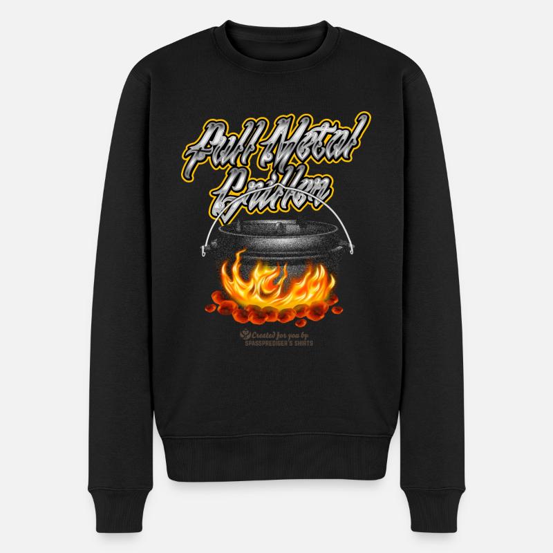 Four hollandais Full Metal Griller - Pull Premium bio Homme - noir