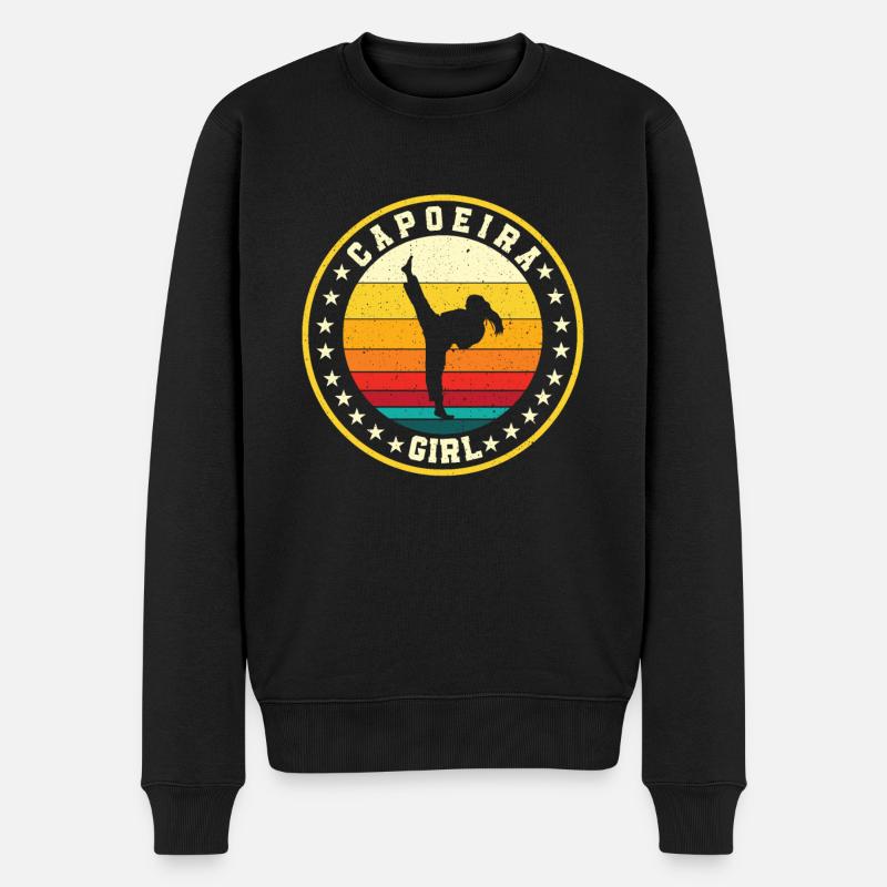 Capoeira Filles - Pull Premium bio Homme - noir