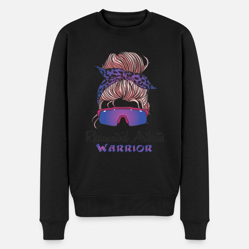 Polyarthrite rhumatoïde Warrior Maman - Pull Premium bio Homme - noir