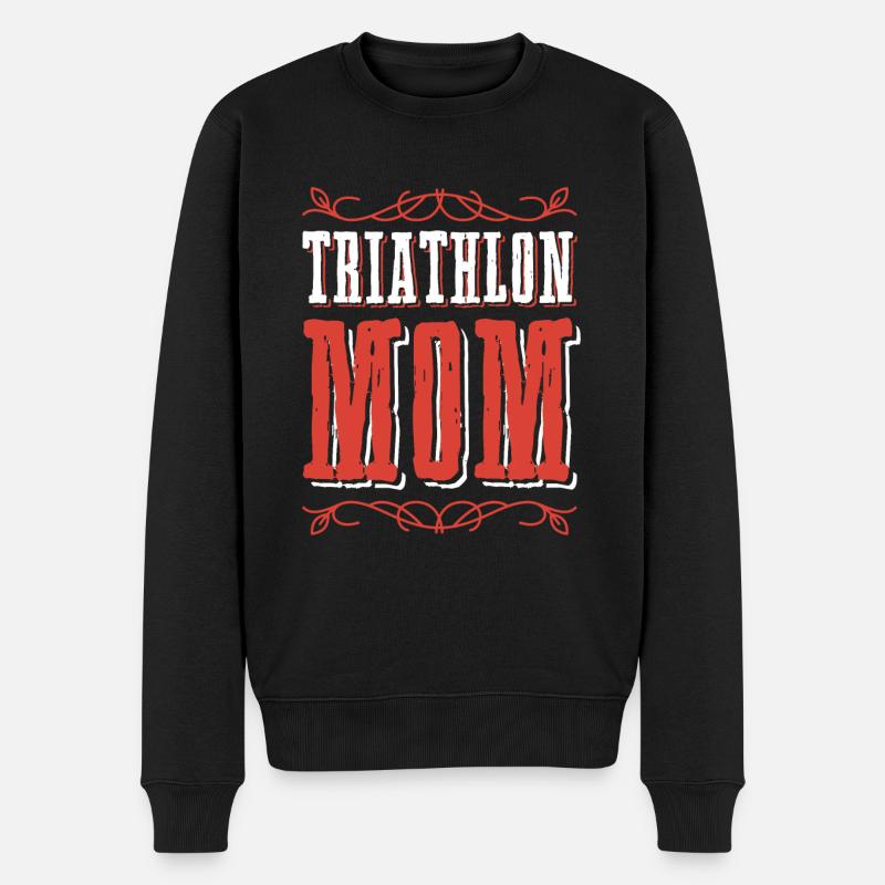 Triathlon maman maman maman - Pull Premium bio Homme - noir