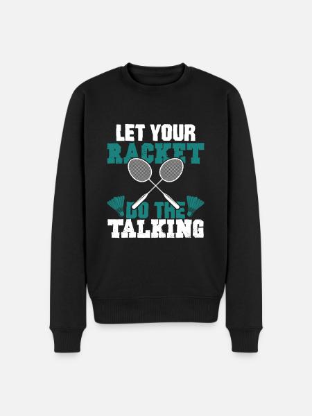 badminton badminton - Men's Premium Organic Jumper - black