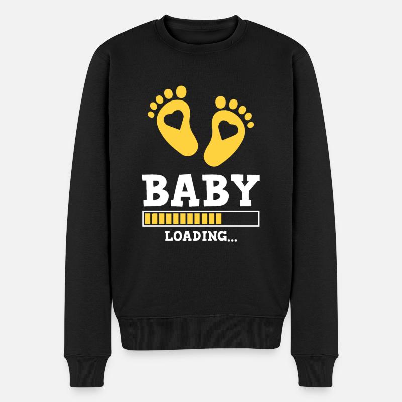 bébé loading spruch - Pull Premium bio Homme - noir