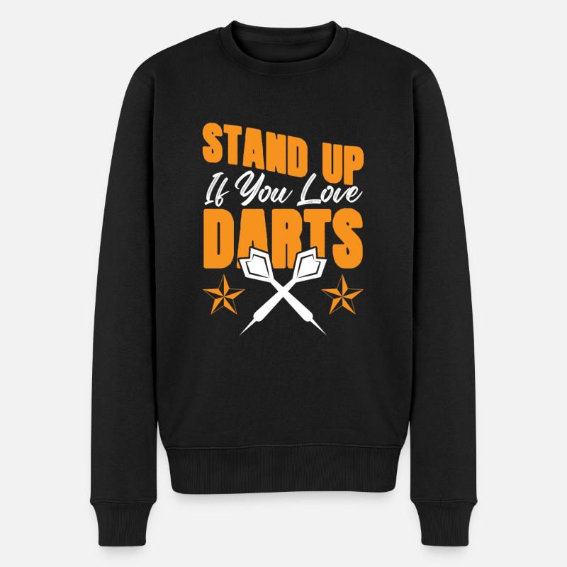 dart amour - Pull Premium bio Homme - noir