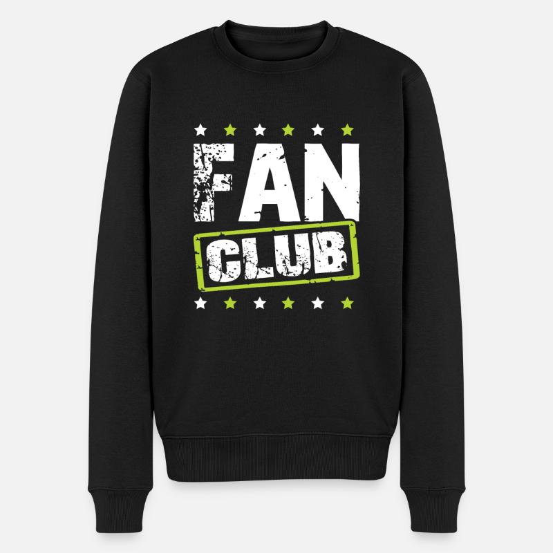 Fan Club - Pull Premium bio Homme - noir