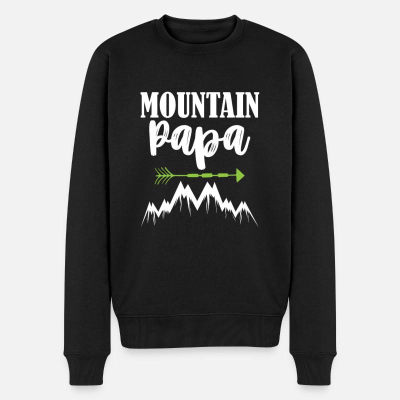 papa berge - Pull Premium bio Homme - noir