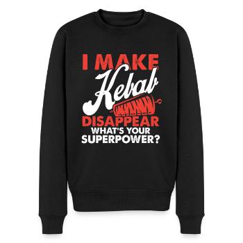 döner kebab - Pull Premium bio Homme - noir - Devant - Nico (187cm)