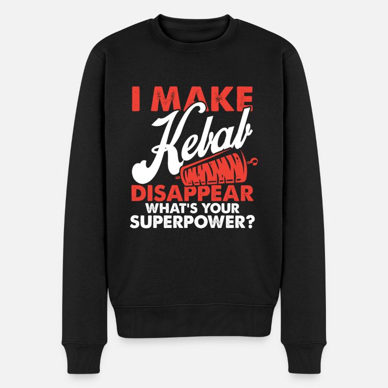 döner kebab - Pull Premium bio Homme - noir
