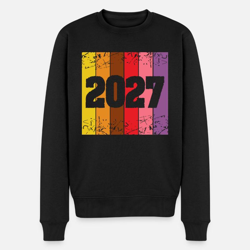 Année 2027 - Pull Premium bio Homme - noir