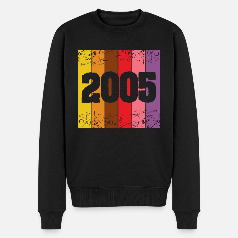 Né en 2005 - Pull Premium bio Homme - noir