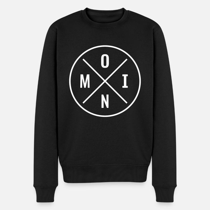 Moin - Männer Premium Bio Pullover - Schwarz