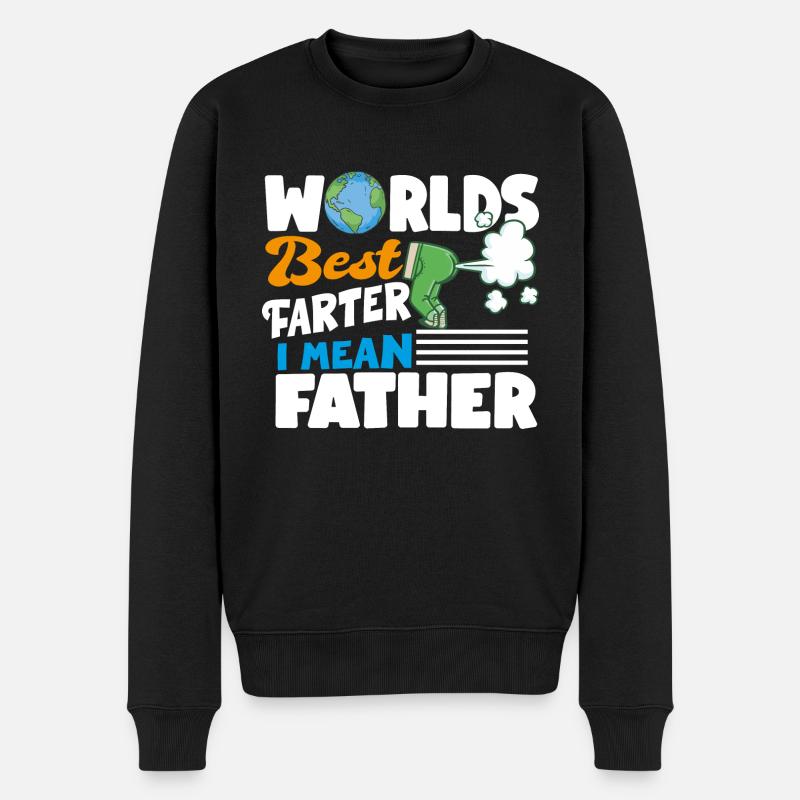 Meilleur Farter du monde - Pull Premium bio Homme - noir