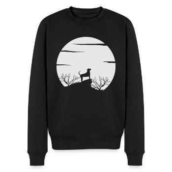 Brindle du Tennessee - Pull Premium bio Homme - noir - Devant - Nico (187cm)
