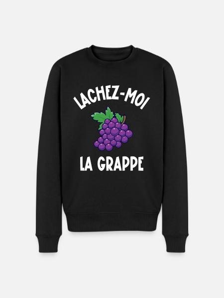 lâchez-moi la grappe - Pull Premium bio Homme - noir