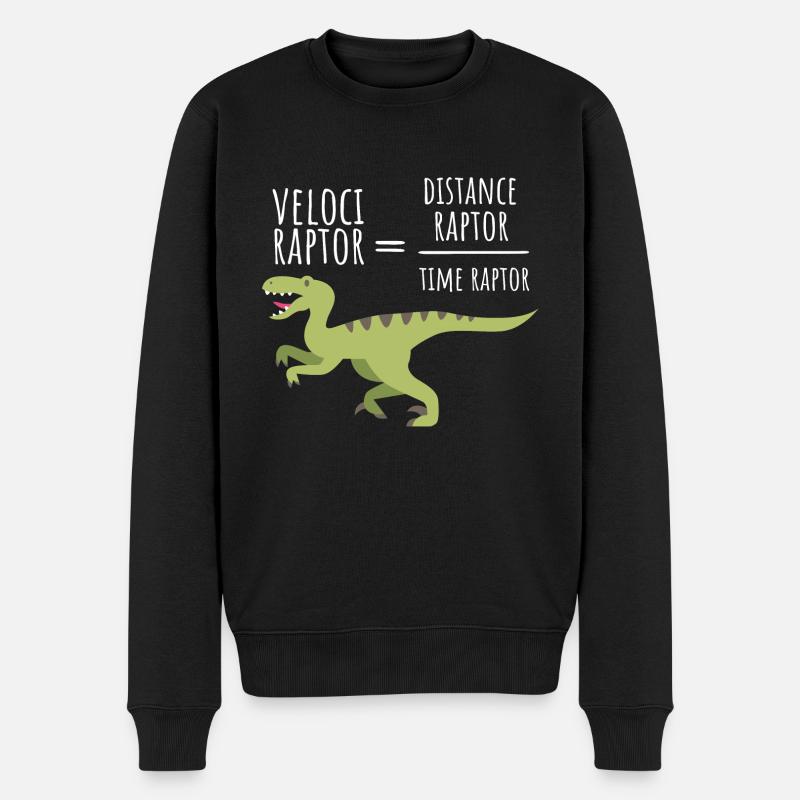 Velociraptor - Physique - Pull Premium bio Homme - noir